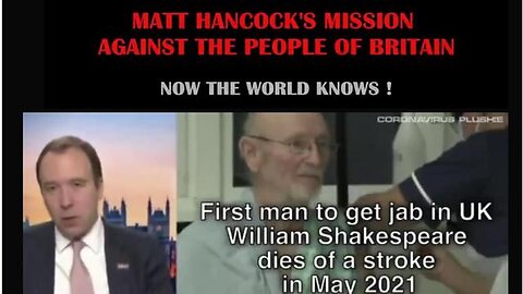 Matt Hancock's Mission Against The People of Britain (in context) March 2023