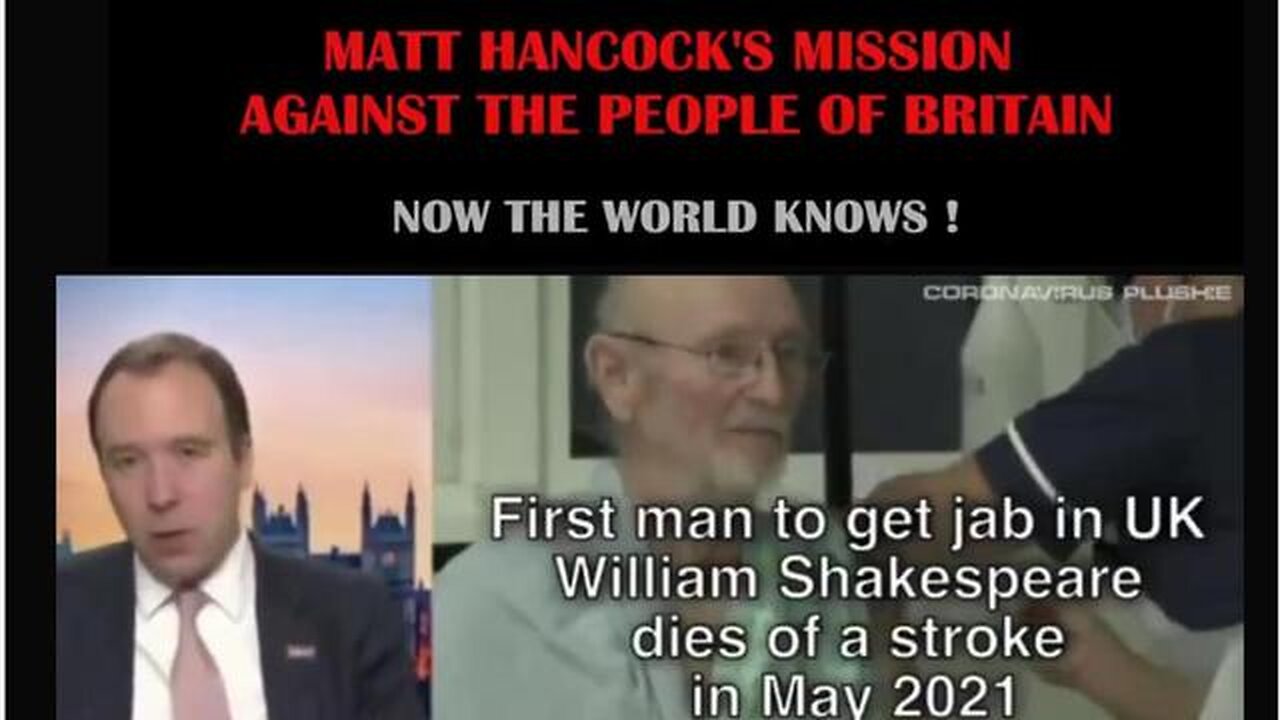 Matt Hancock's Mission Against The People of Britain (in context) March 2023