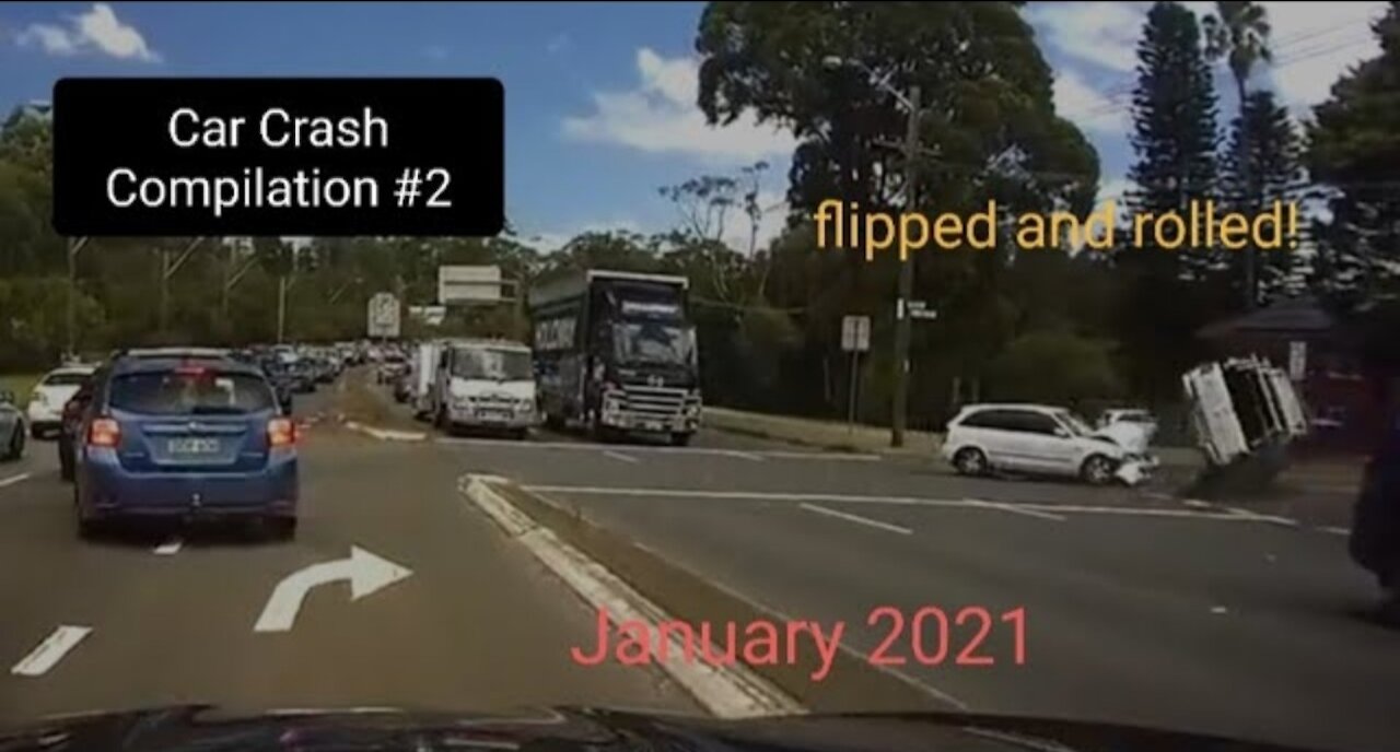 Car Crash Compilation #2 January 2021