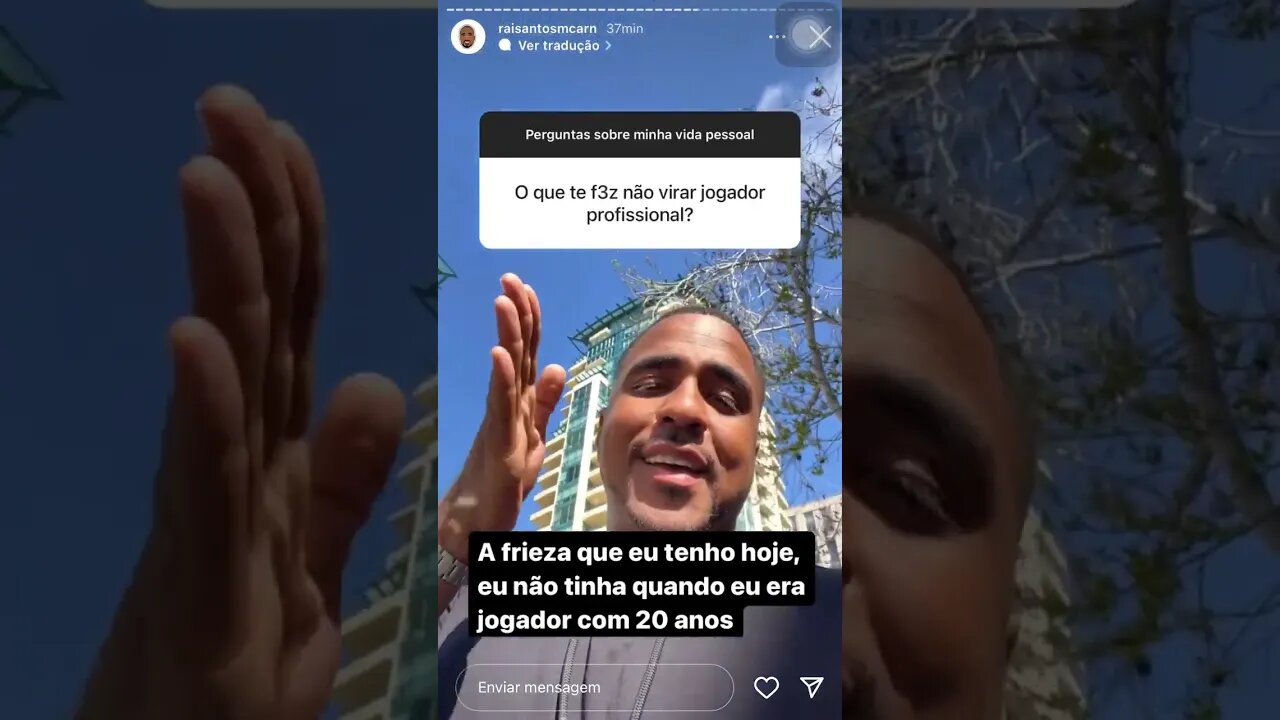 O que fez ele não virar jogador profissional? | Raiam Santos