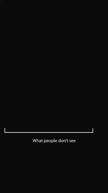 People see the success, but not the struggle behind it.