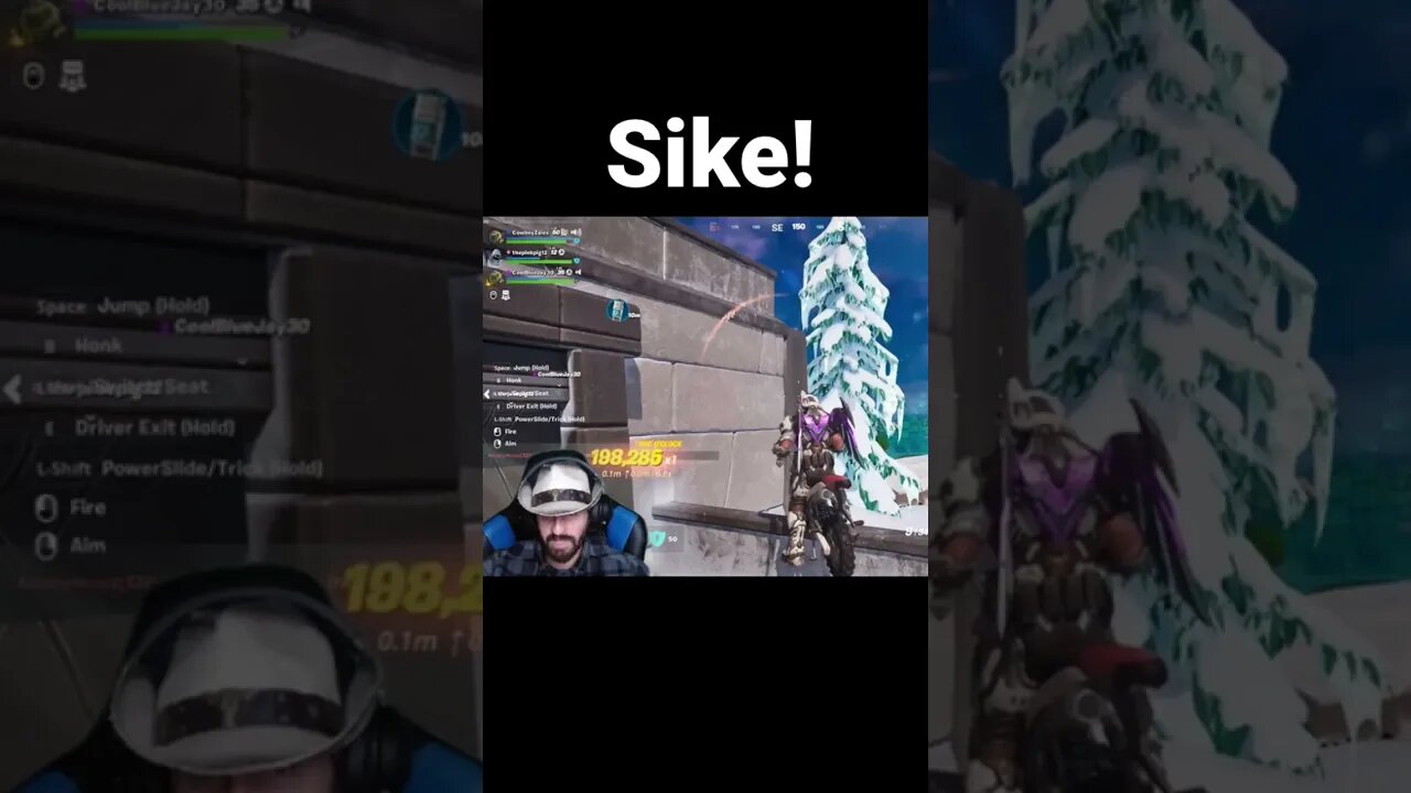 Fortnite Dirt Bike Hack #fortnite #fortnitelivestream #fortniteclips #shorts