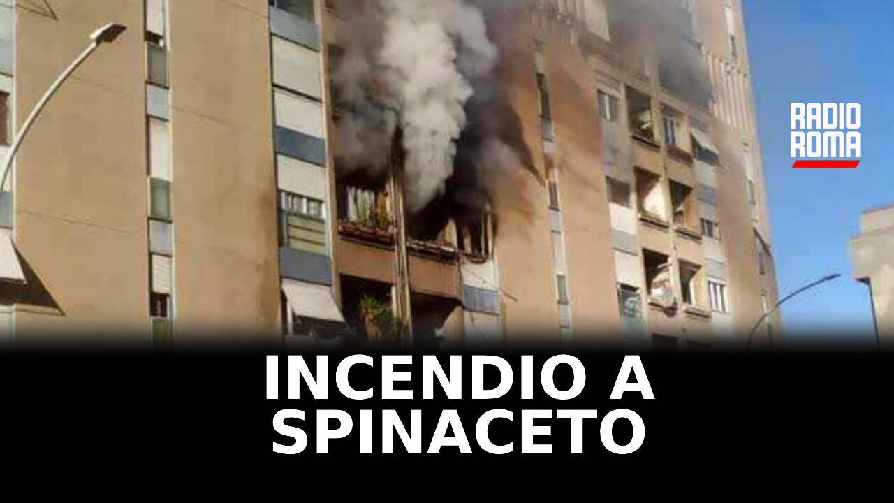 Incendio in appartamento a Spinaceto, 4 gravi in ospedale