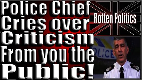 Police chief cries over criticism from you the public