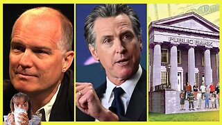 Gavin Newsom SUPPORTS California Public Banking w/David Cobb (Interview Clip)
