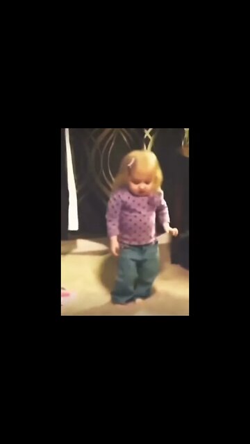 Cute adorable baby child with warm white and pink hat with cute baby girl