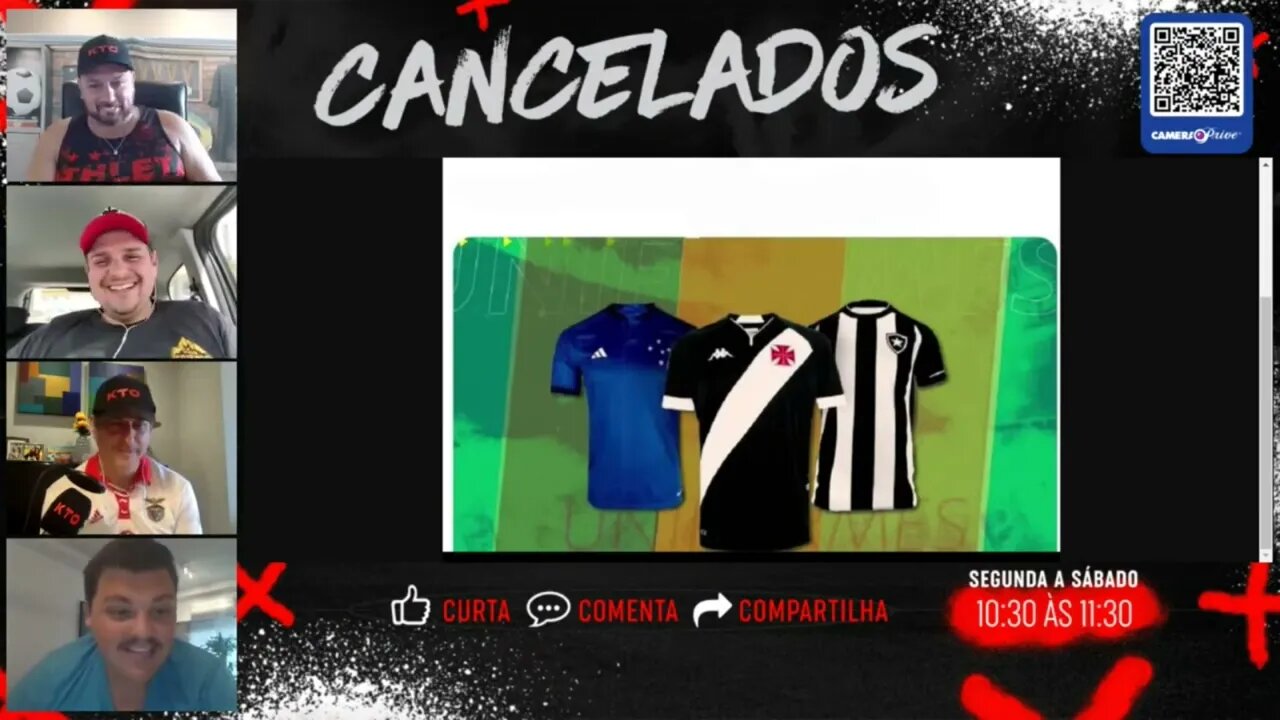 Os Cancelados 19/04/23 - Qual a camisa mais bonita do futebol brasileiro? Os Cancelados opinam