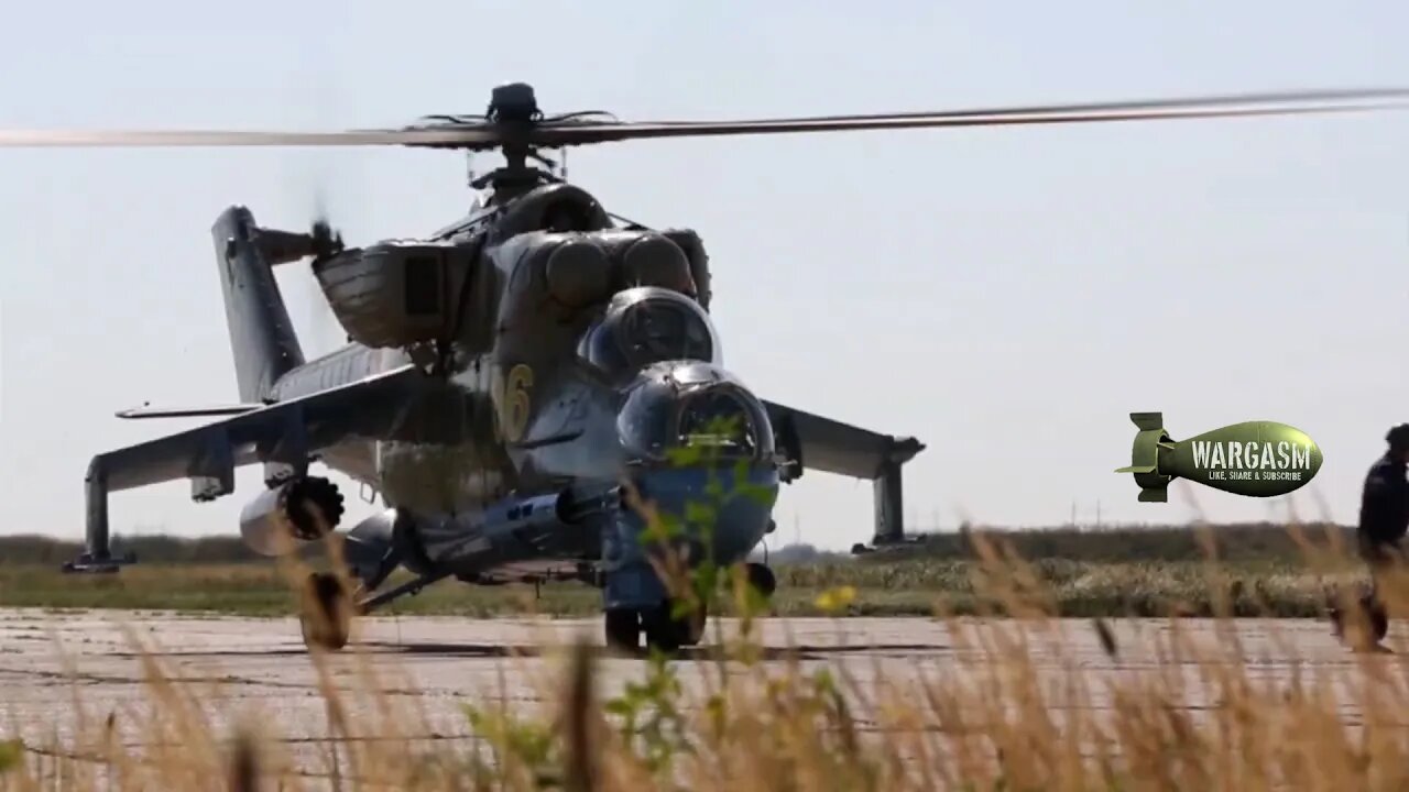 Three minutes of Russian helicopter action
