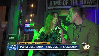Beads, booze and face paint: San Diego celebrates Mardi Gras in the Gaslamp