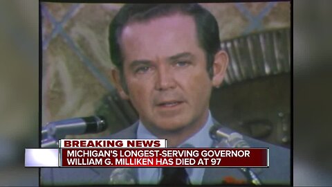 Michigan's longest-serving governor William G. Milliken dies at 97