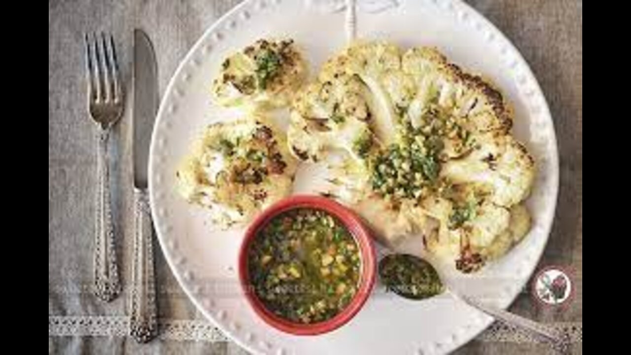 CHIMICHURRI CAULIFLOWER STEAKS