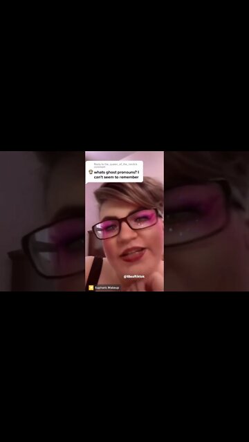 She Identifies As A Ghost Person?