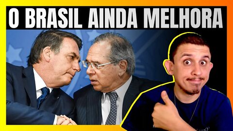 Economia do BRASIL continua melhorando no final do mandato de BOLSONARO