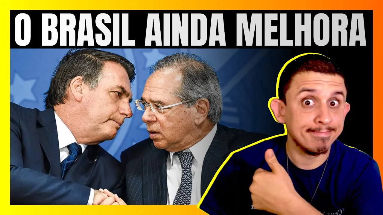 Economia do BRASIL continua melhorando no final do mandato de BOLSONARO