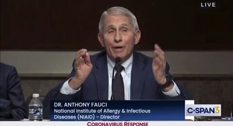 GOP Senator and Medical Doctor Confronts Dr. Fauci Over Project Veritas