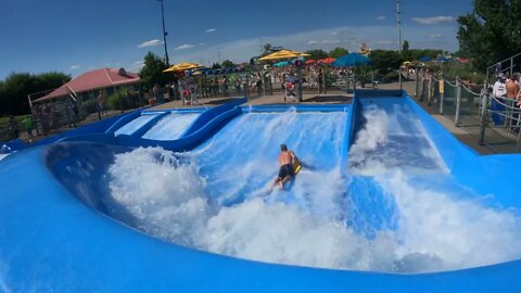 flowrider - Scott - 27 at Soak City, Kings Island
