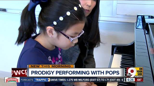 9-year-old piano prodigy will play with the Cincinnati Pops