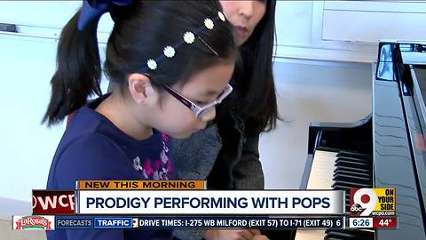 9-year-old piano prodigy will play with the Cincinnati Pops