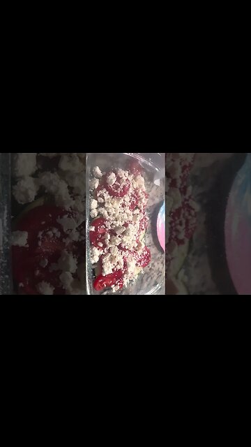 Baked Feta, tomatoe,zuchinni