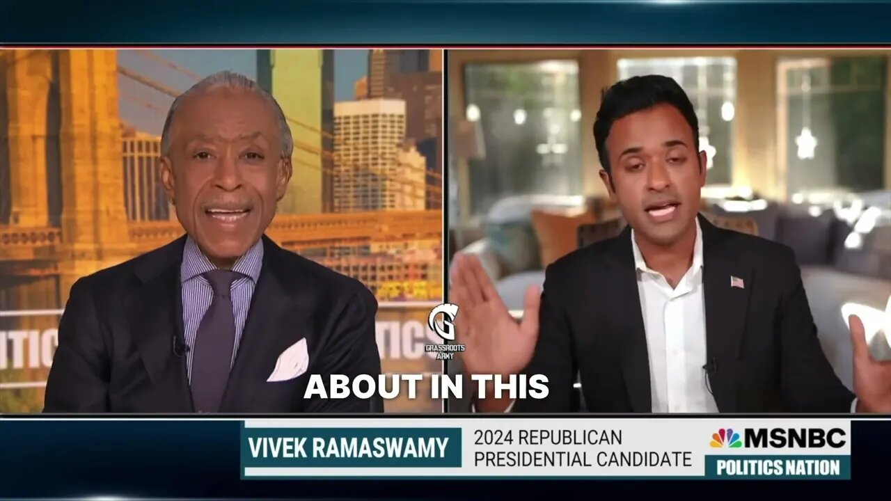 Vivek Ramaswamy OWNS AL Sharpton