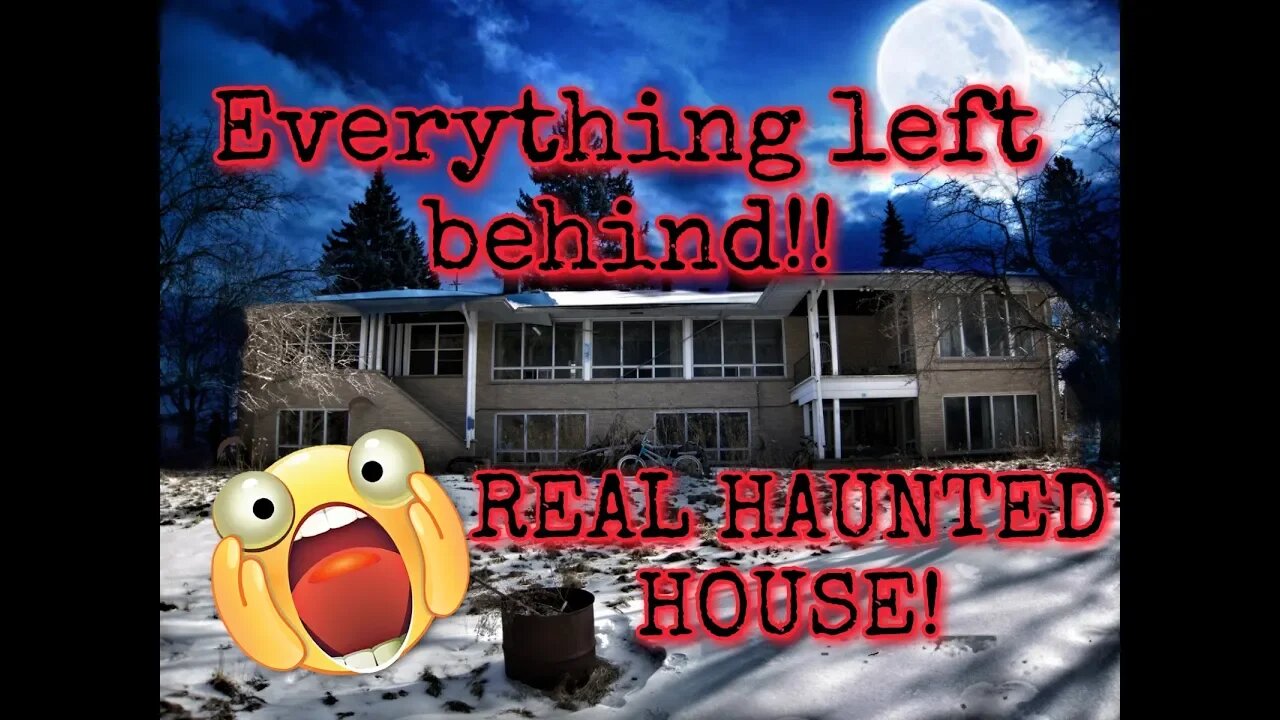 REAL HAUNTED ABANDONED TIME CAPSULE HOUSE!