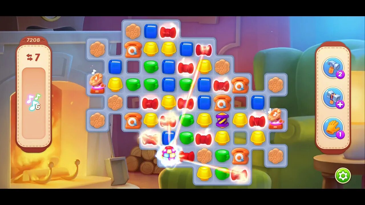 Playrix Homescapes Gameplay Walkthrough Level 7208