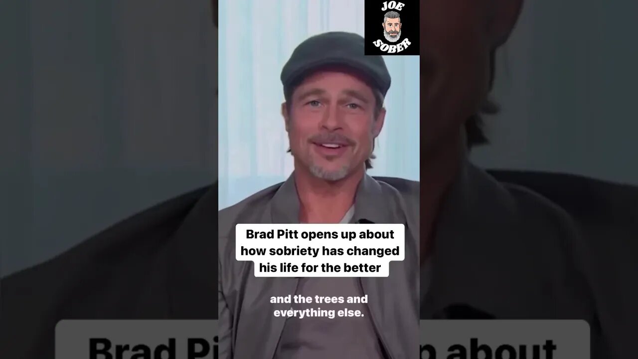 Brad Pitt Opens Up About How Sobriety Has Bettered His Life #Shorts