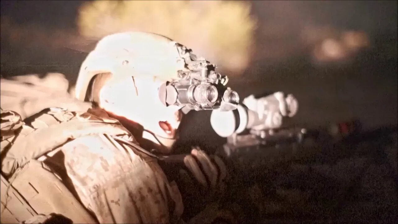 Marine M240's Provide Support Fire for Nighttime Attack #Shorts