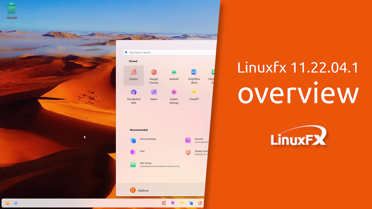Linuxfx 11.22.04.1 overview | Fast, stable and safe