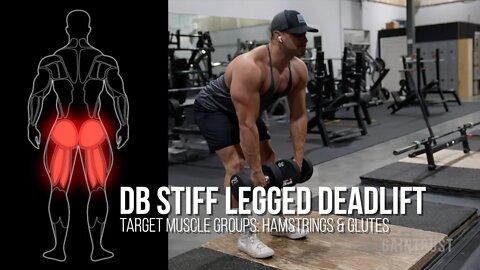 Dumbbell Stiff Legged Deadlift