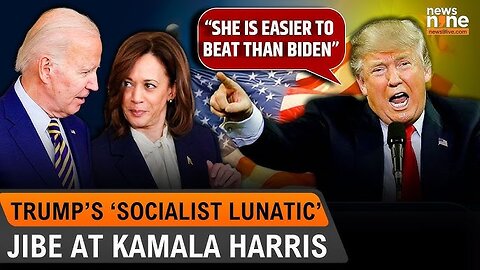 USA-ELECTION | Donald Trump says 'socialist lunatic' Kamala Harris easier to beat than Joe Biden