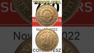 Yugoslavia 20 para 1965.#shorts #coinnotesz #viral