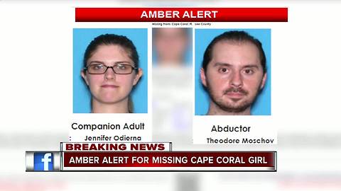 AMBER ALERT issued for 8-year-old girl from Cape Coral, Florida