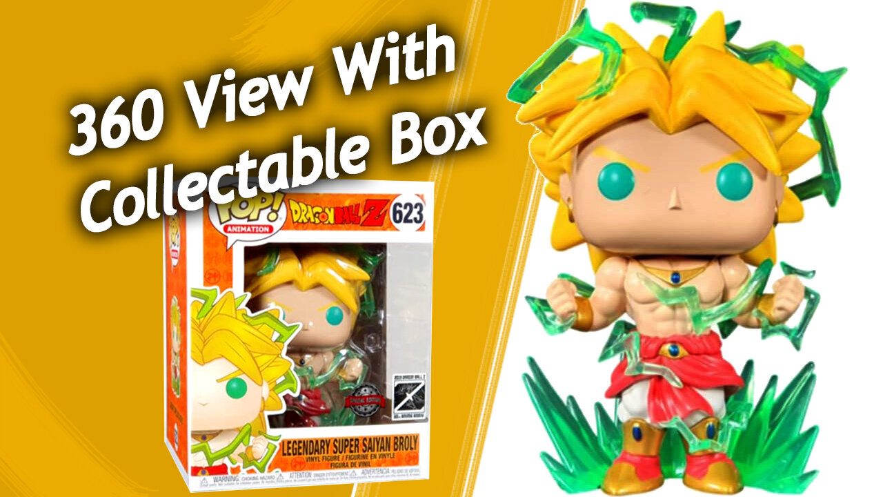 Legendary Super Saiyan Broly 6 inch #623 Exclusive Animation Funko Pop, Collectables, 360 View, Product Links