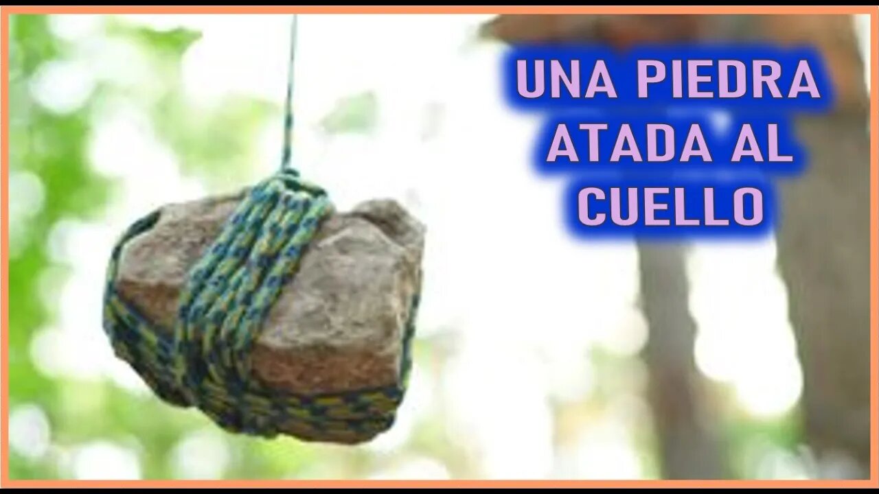 MENSAJE DE SAN RABANO MAURO - UNA PIEDRA ATADA AL CUELLO
