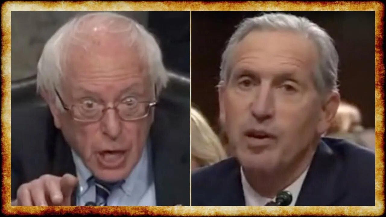 Bernie TRIGGERS Howard Schultz with Billionaire "Moniker"