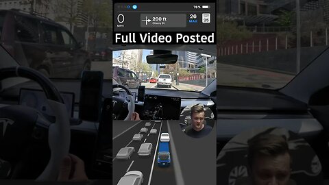 Tesla full self drive gets stuck…fail #fsd #teslamodel3 #teslafsd #electriccar #car #fsdbeta