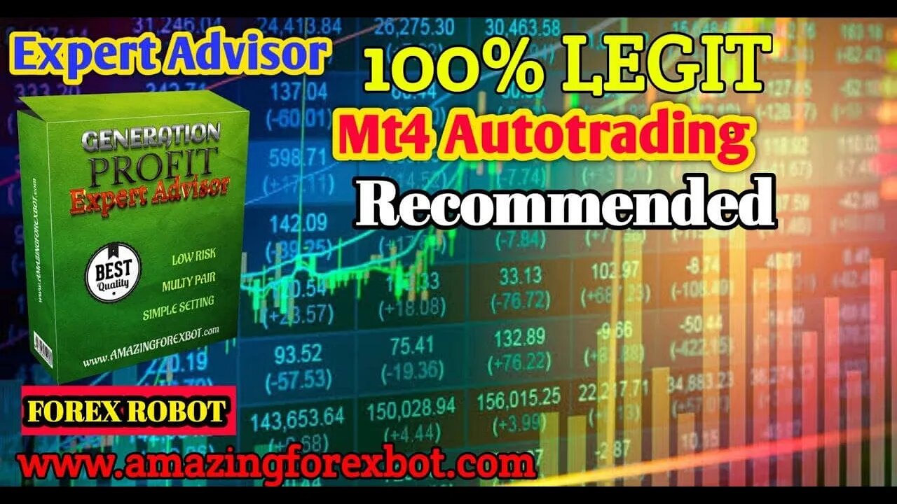 🔴 BEST FOREX ROBOT ( METATRADER4 ) - AUTOTRADING 2023 🔴