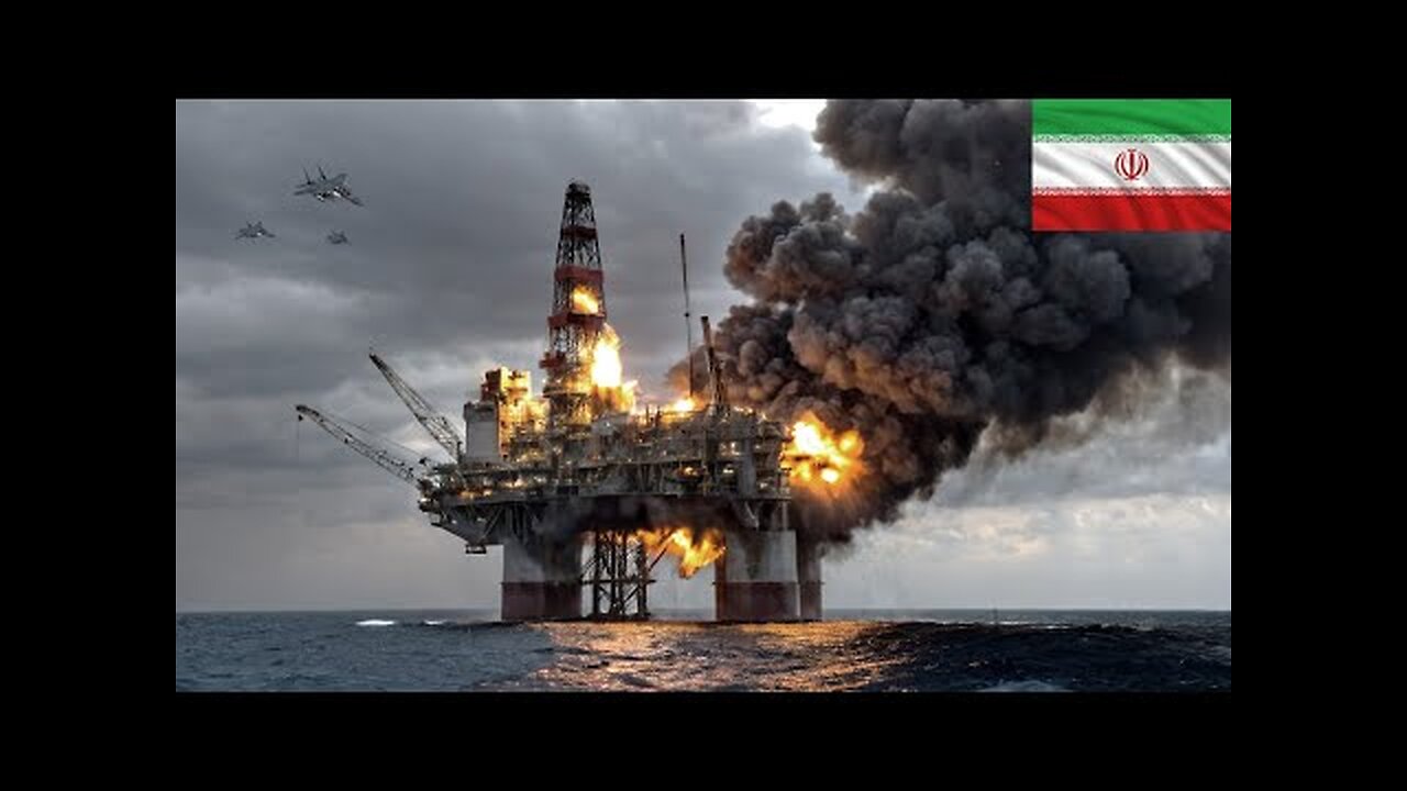 Stop Funding the Iranian Military! Israeli F-15 Fighter Jets Destroy all Oil Rigs