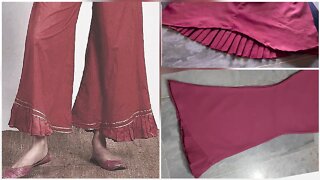 Bell Bottom trouser Cutting and Stitching