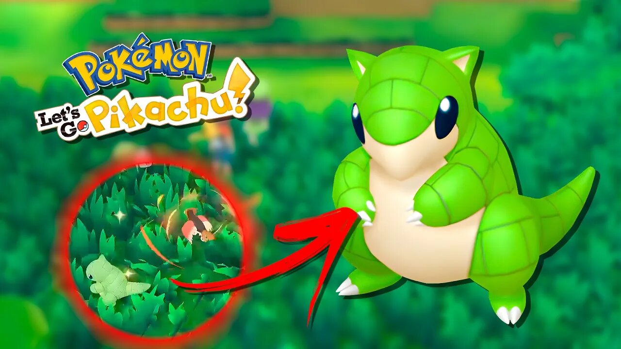 INCRÍVEL! QUASE PERDI um Sandshrew SHINY em LIVE! Spearow RUIM! Pokémon Let's GO Pikachu