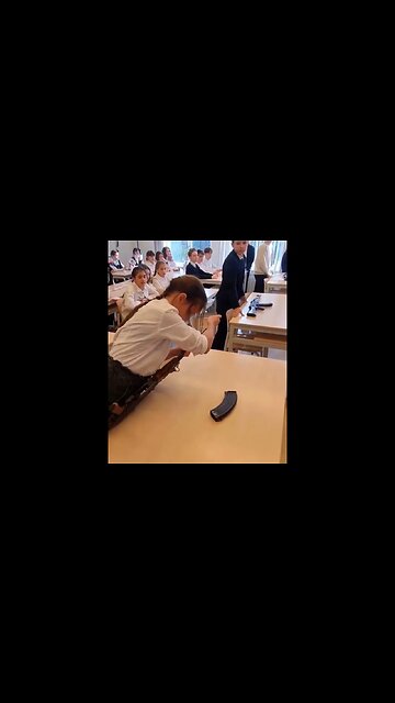 Crimea Children Field Stripping AK47