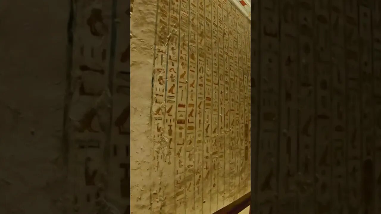 Ancient Color of Egypt on Wall Tomb