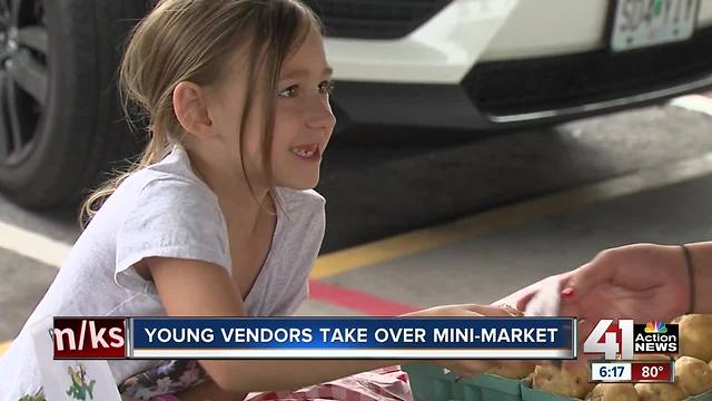 Young vendors take over mini-market