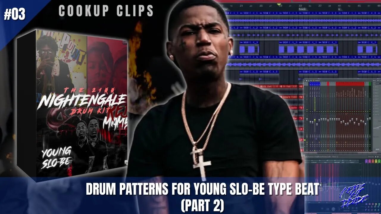 Making an INSANE Drum Pattern For a Young Slobe Type Beat Part 2 | Sac Beat Tutorial