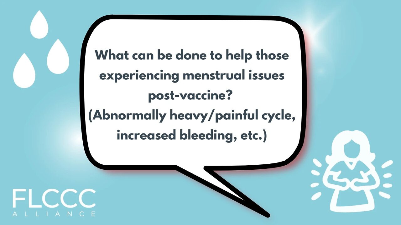 What can be done to help those experiencing menstrual issues post-COVID vaccines?