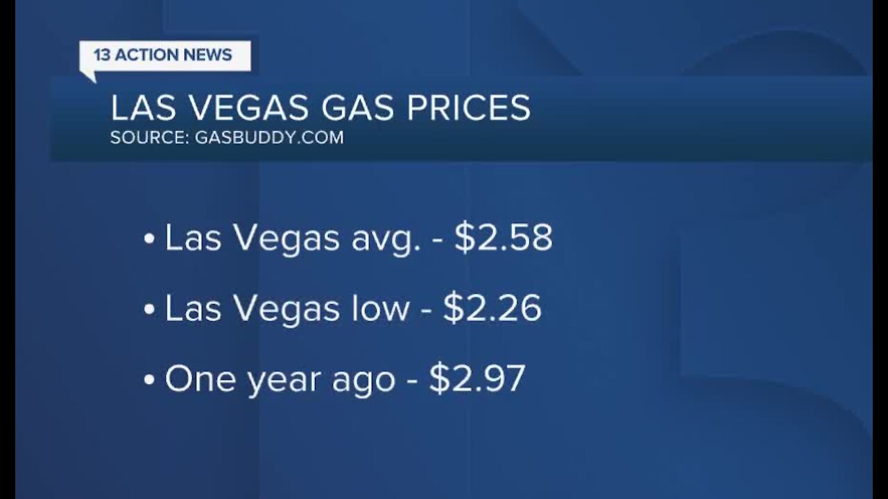 Las Vegas gas prices up slightly this week