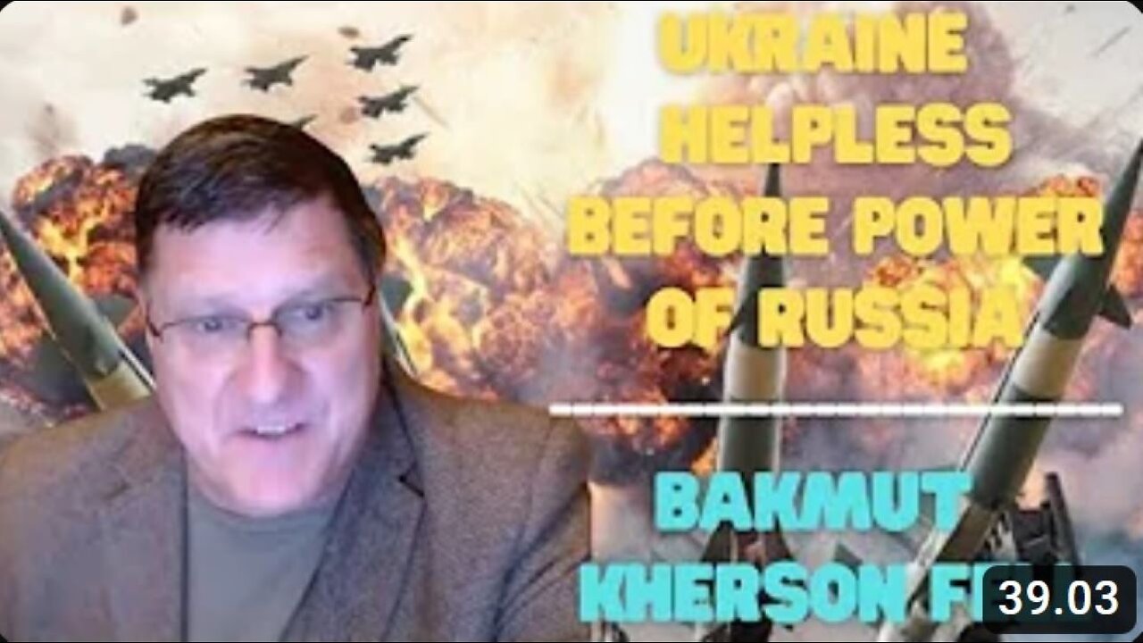 Scott Ritter: "Ukraine exhausted, helpless before the power of Russia - Bakhmut, Kherson fell"