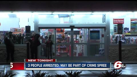 Suspects in nationwide crime spree possibly arrested in Indianapolis