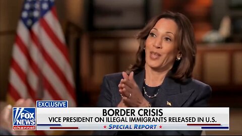 JUST IN: Kamala Harris loses it after Bret Baier calls her out for not protecting the southern bord